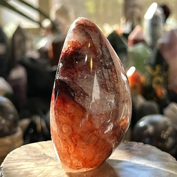 🔥SALE🔥 Fire Quartz Crystal Freeform! - Picture 3 of 13